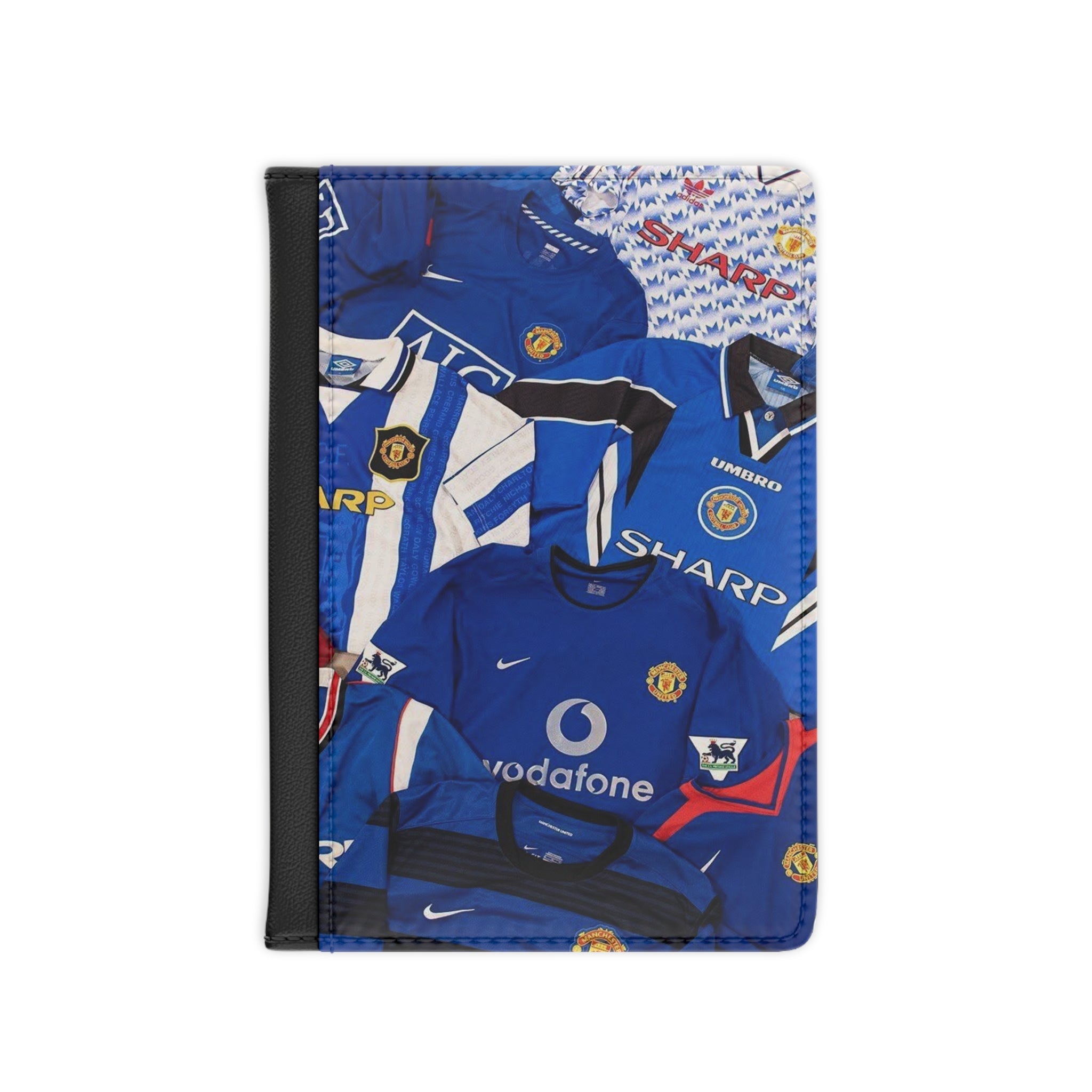 Manchester United Retro Jerseys Passport Cover – Vintage Football Travel Wallet