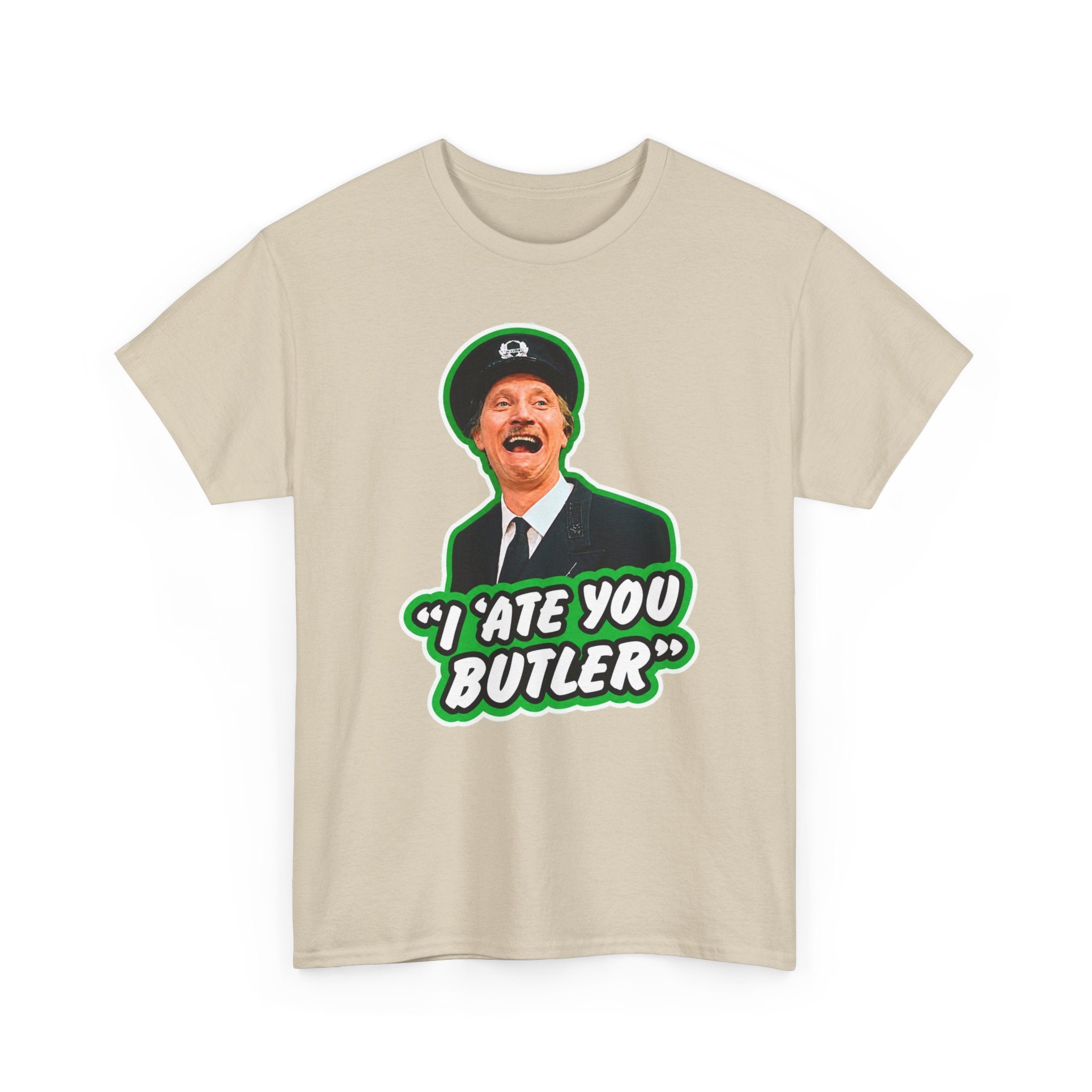 I Ate You Butler T-Shirt — Funny Retro Butler Graphic Tee