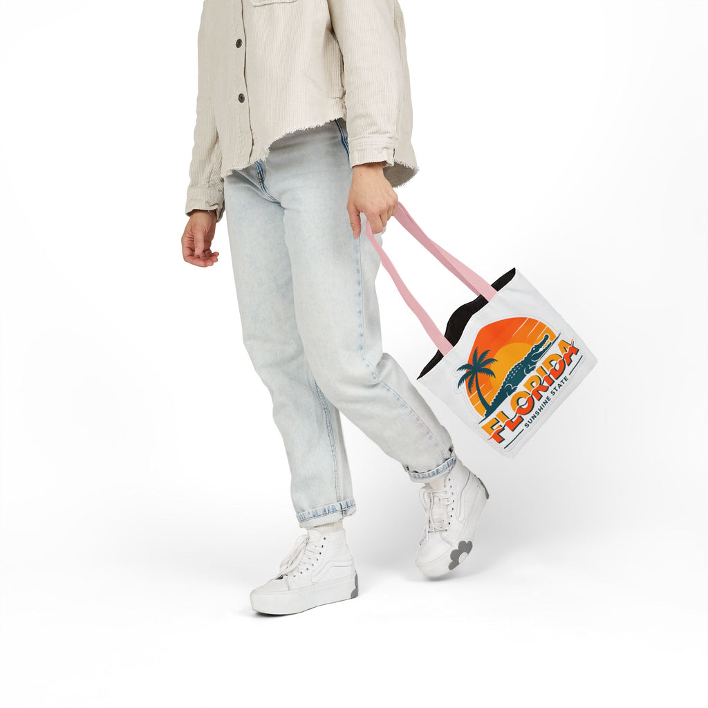 Florida Sunshine State Canvas Tote