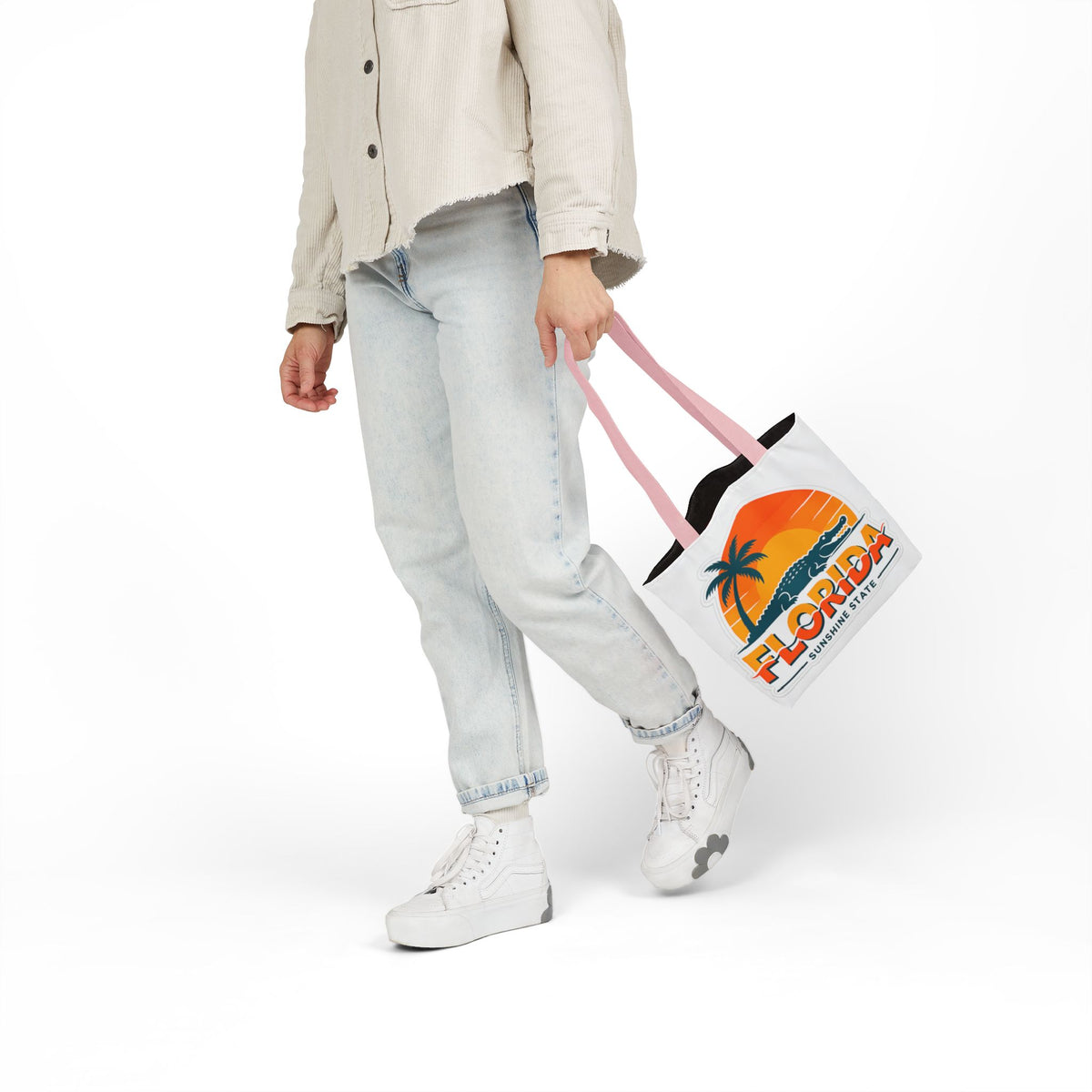 Florida Sunshine State Canvas Tote