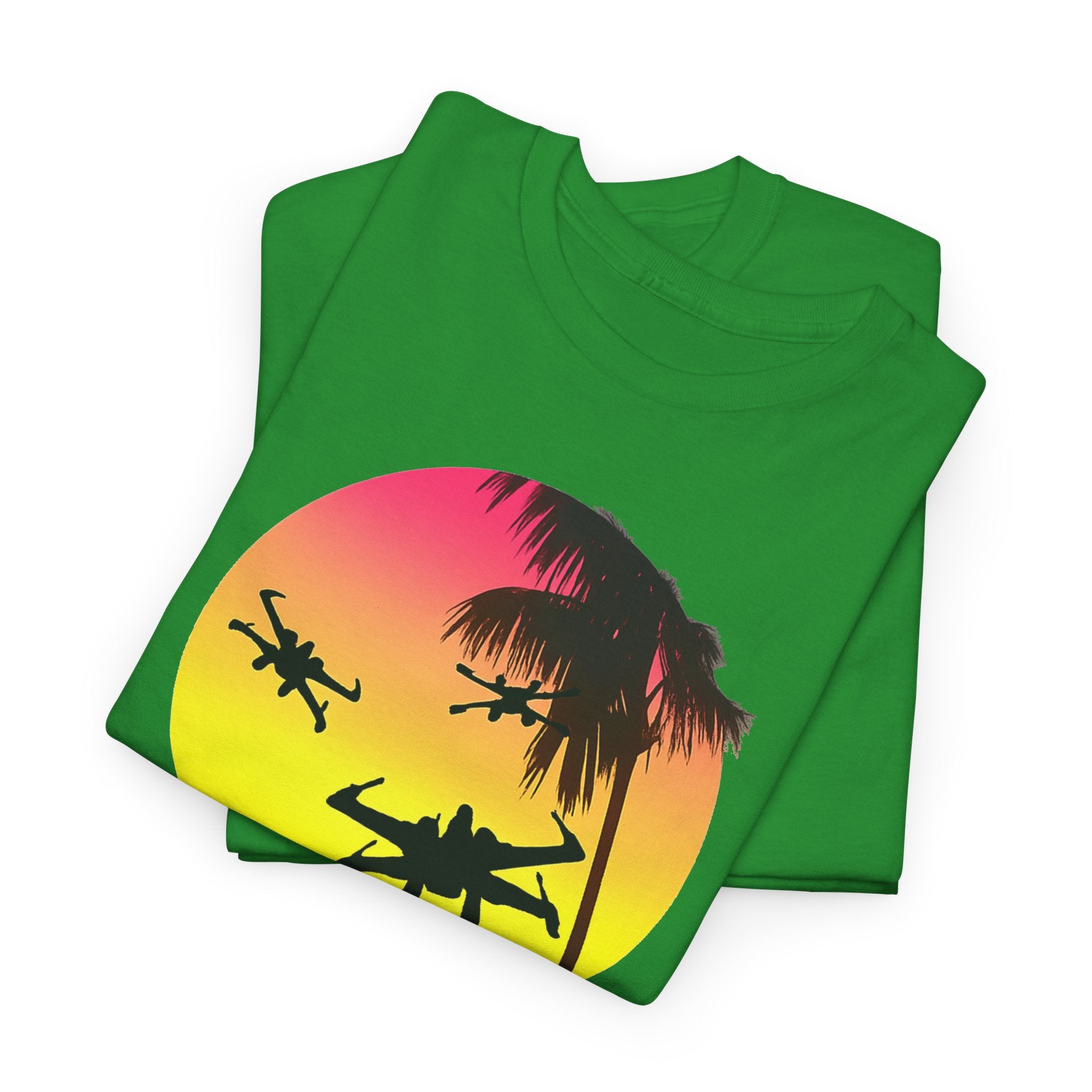 Star Wars X-Ring Sunset Beach Plane T-Shirt