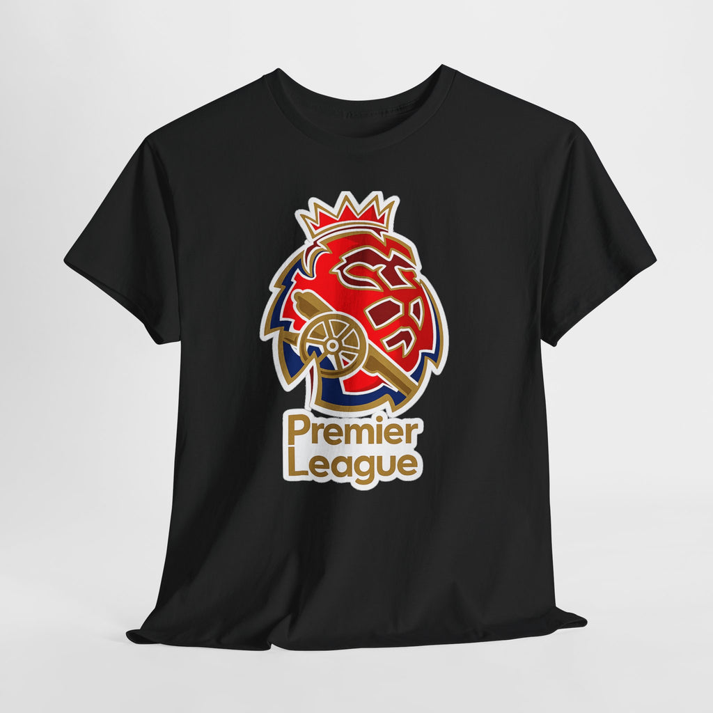 Arsenal Premier League Lion Logo T-Shirt — Soccer Fan Tee