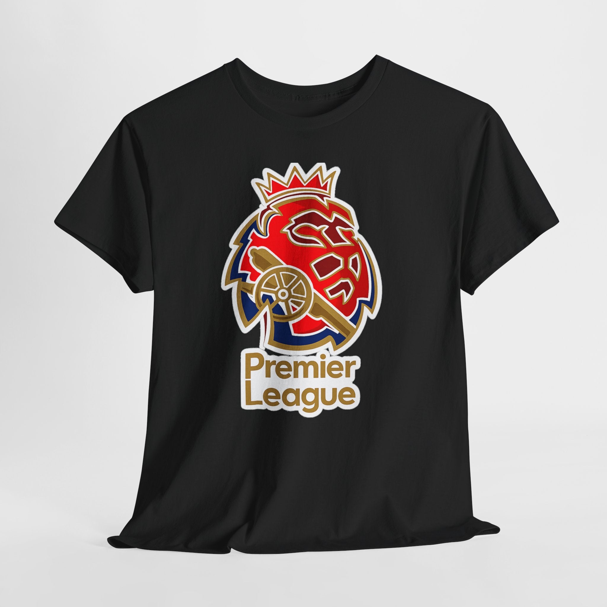 Arsenal Premier League Lion Logo T-Shirt — Soccer Fan Tee