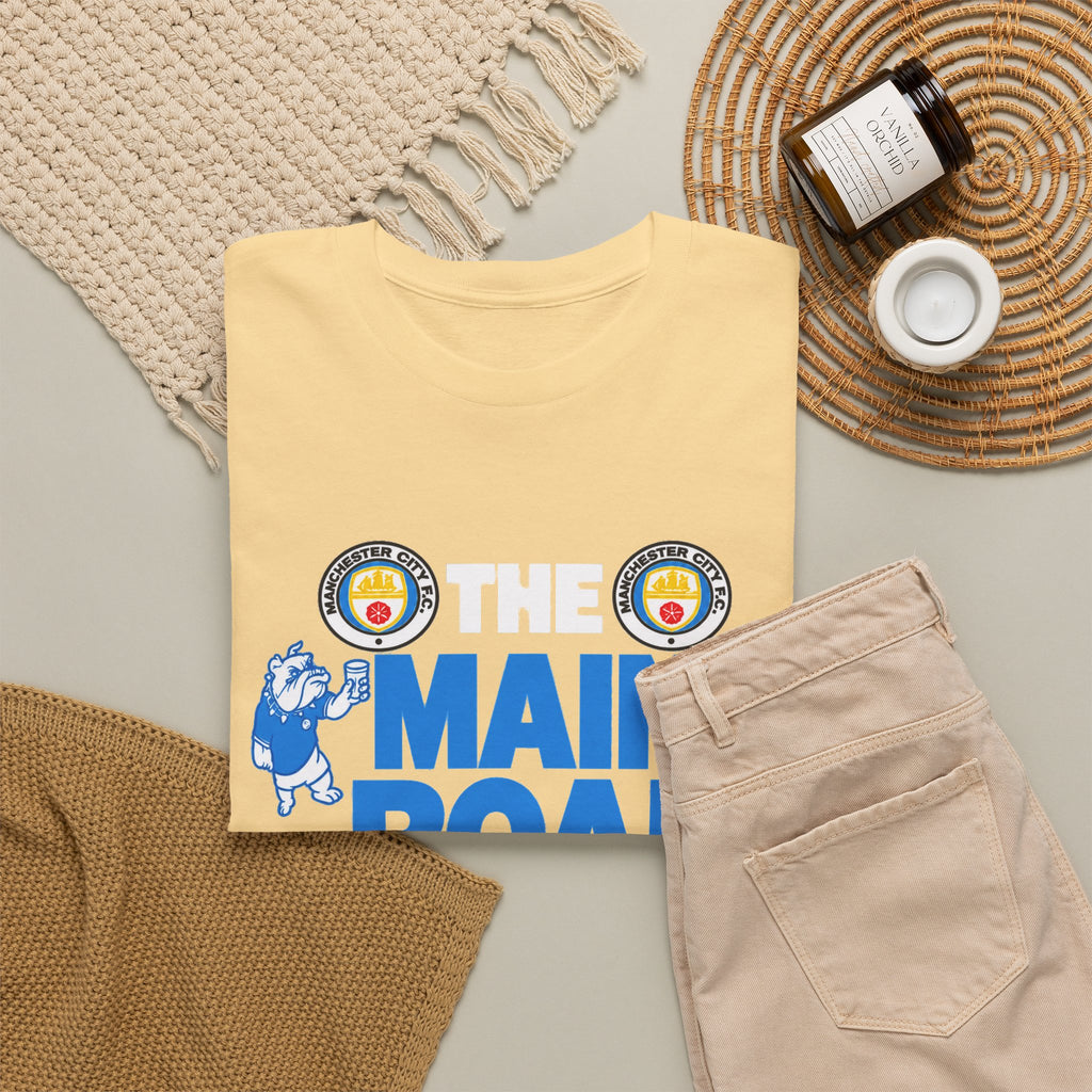 Maine Road Massacre Retro Cotton T-Shirt — Man City 5 vs Man Utd 1 Retro September 1989 Derby T‑Shirt