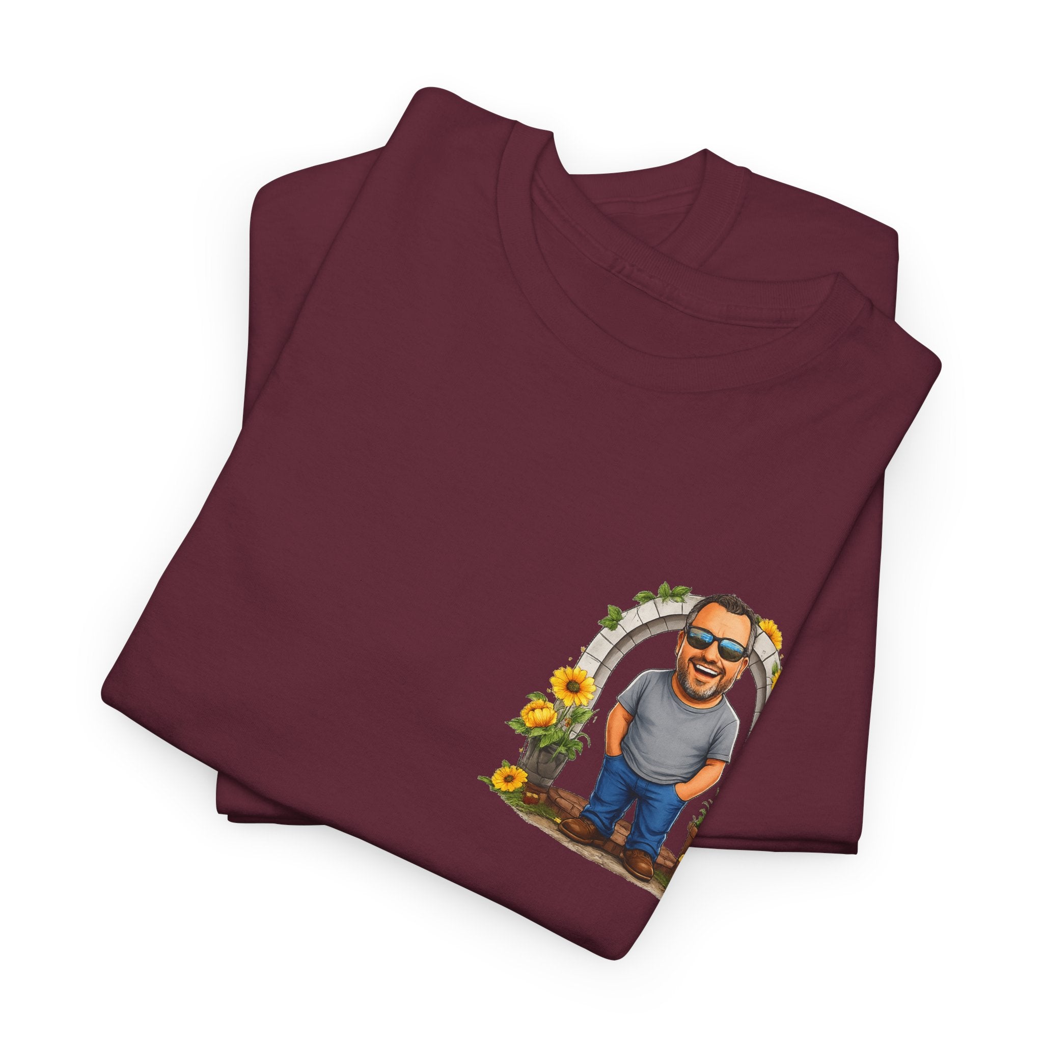Funny Senior Tee — “At My Age Getting Lucky Means Walking Into a Room and Remembering Why I’m There”