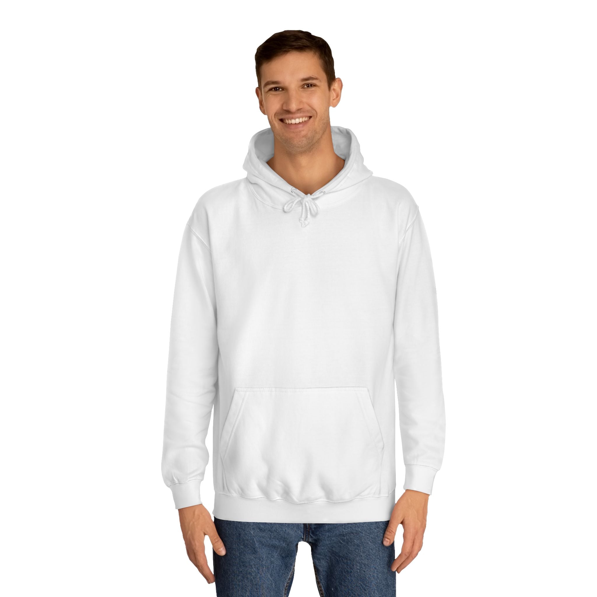 College Hoodie — Funny Grinch Quote "I Never Wish Death..." Graphic Hoodie