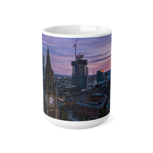 City Skyline Coffee Mug — Manchester Evening Skyline 11oz/15oz