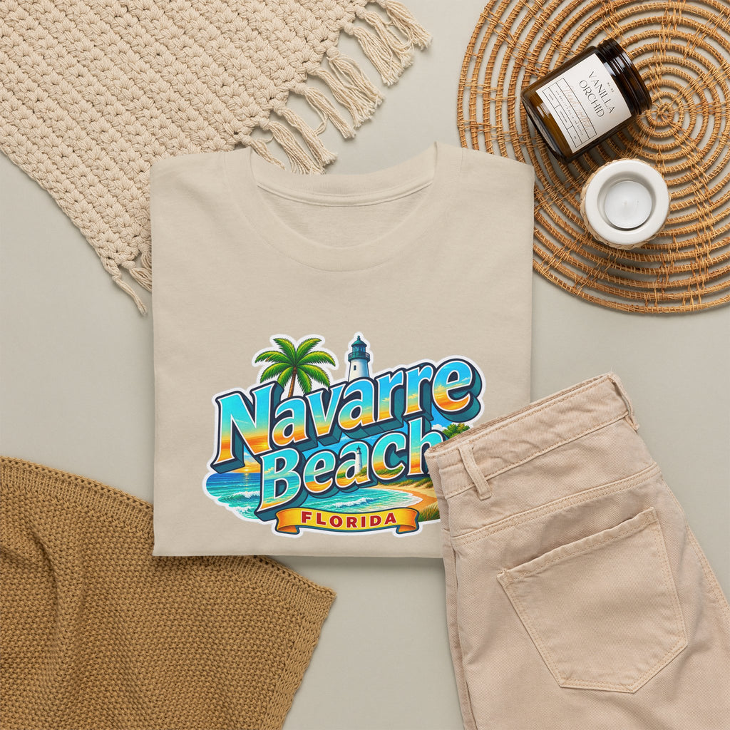 Navarre Beach Florida T-Shirt – Retro Tropical Vacation Tee