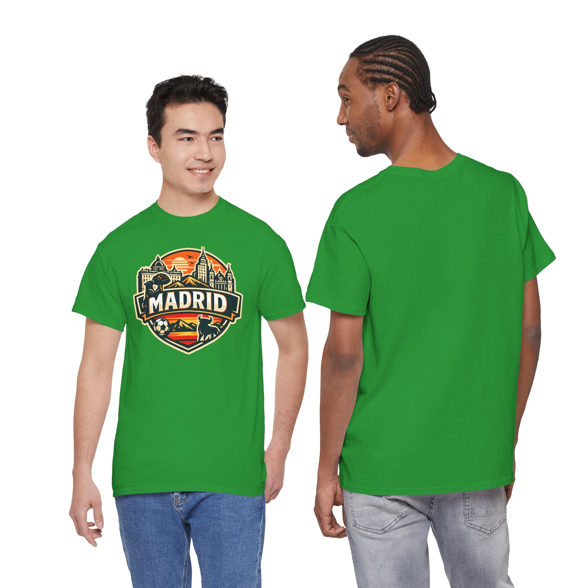 Madrid Skyline Soccer Crest T-Shirt