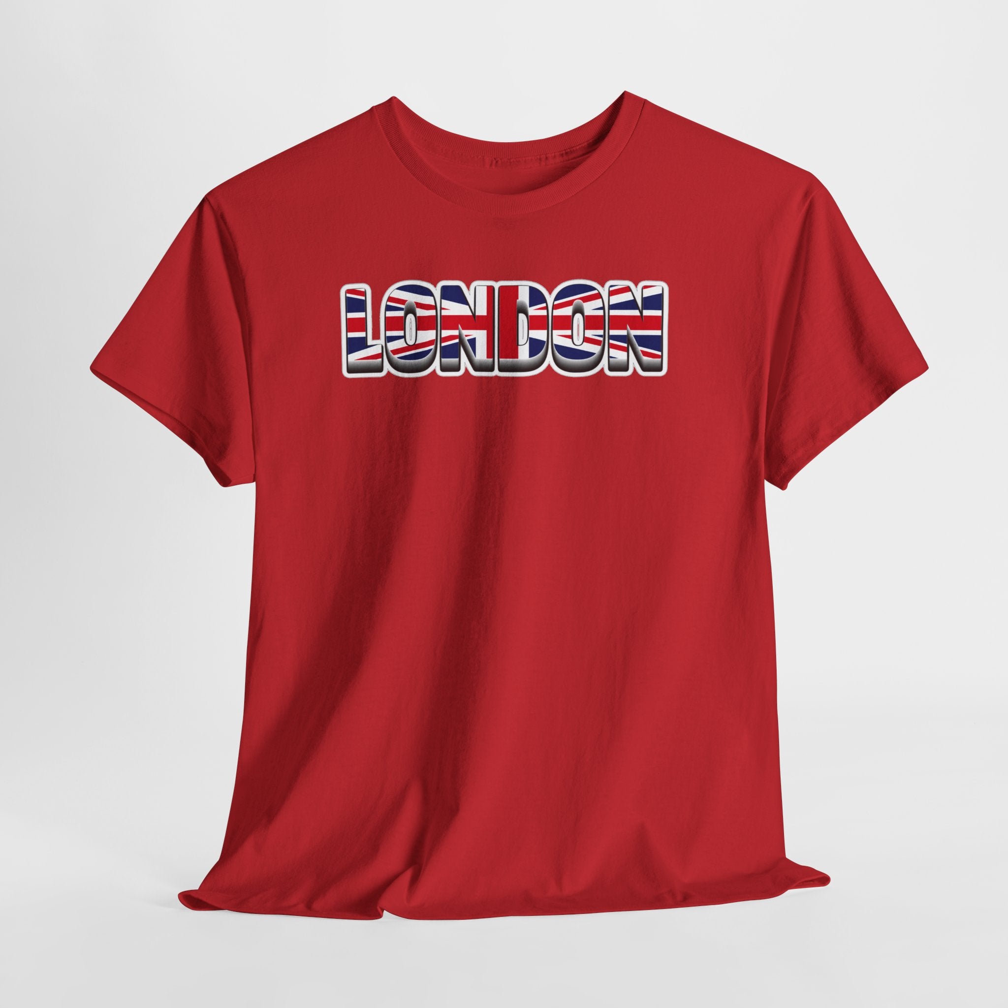 London Union Jack Graphic Tee — Bold UK Travel T-Shirt