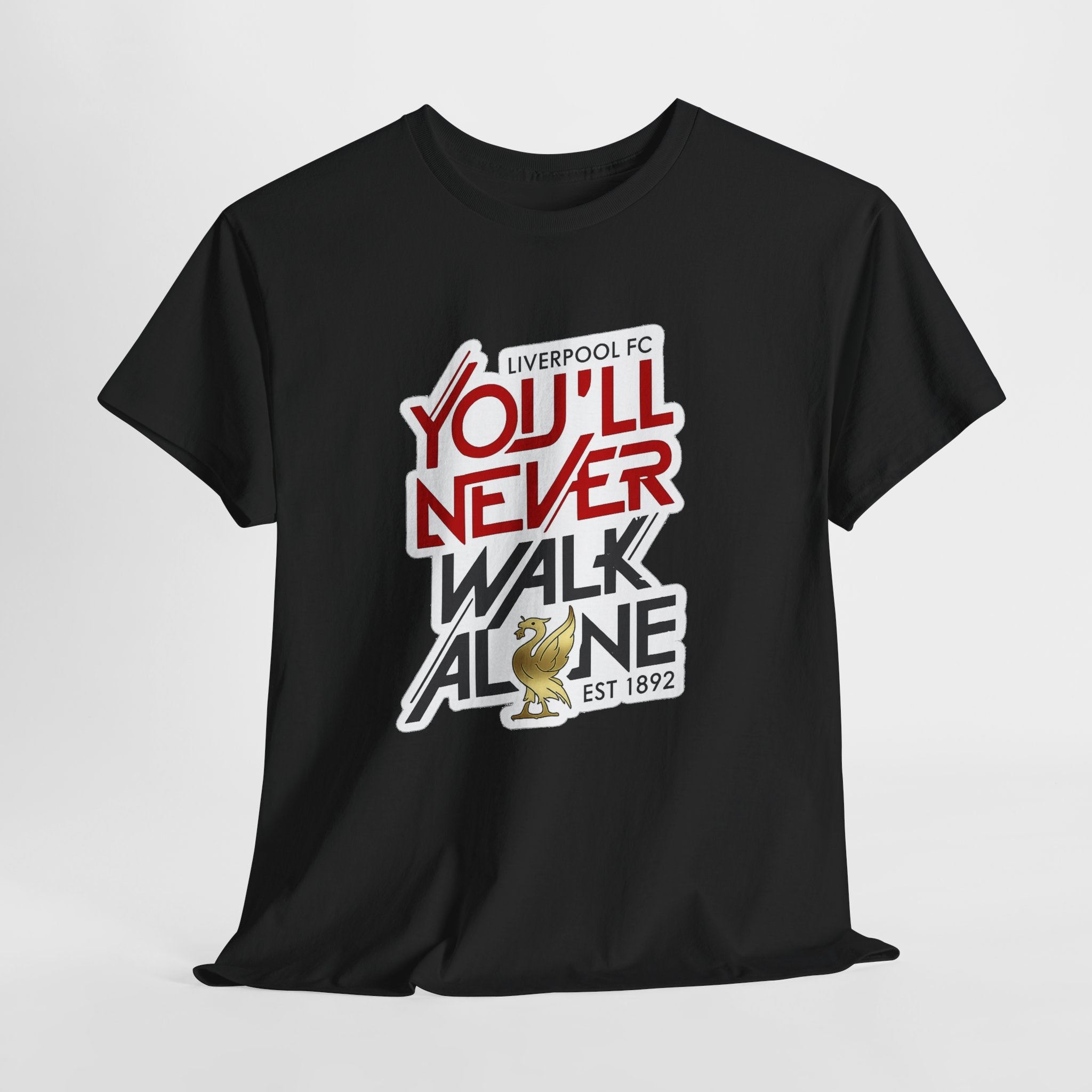 Liverpool You'll Never Walk Alone Cotton T-Shirt — Liverpool FC Fan Tee