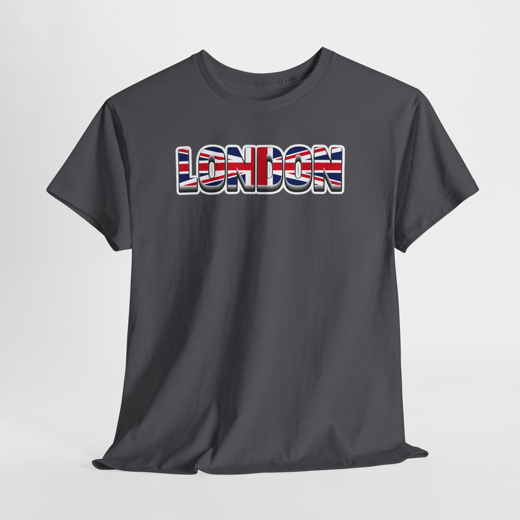 London Union Jack Graphic Tee — Bold UK Travel T-Shirt