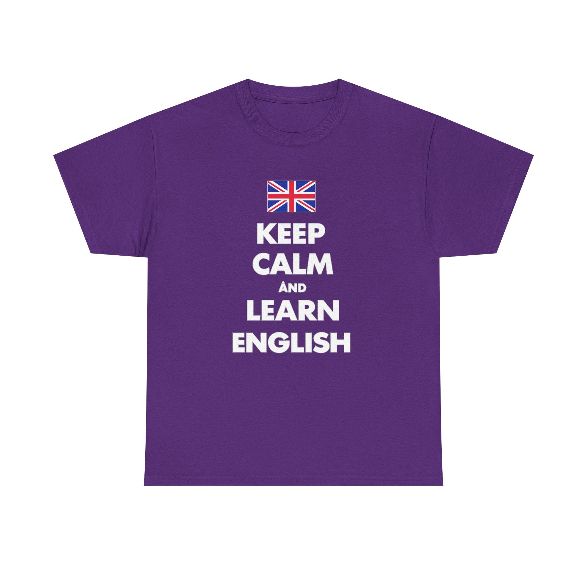 Keep Calm and Learn English T‑Shirt