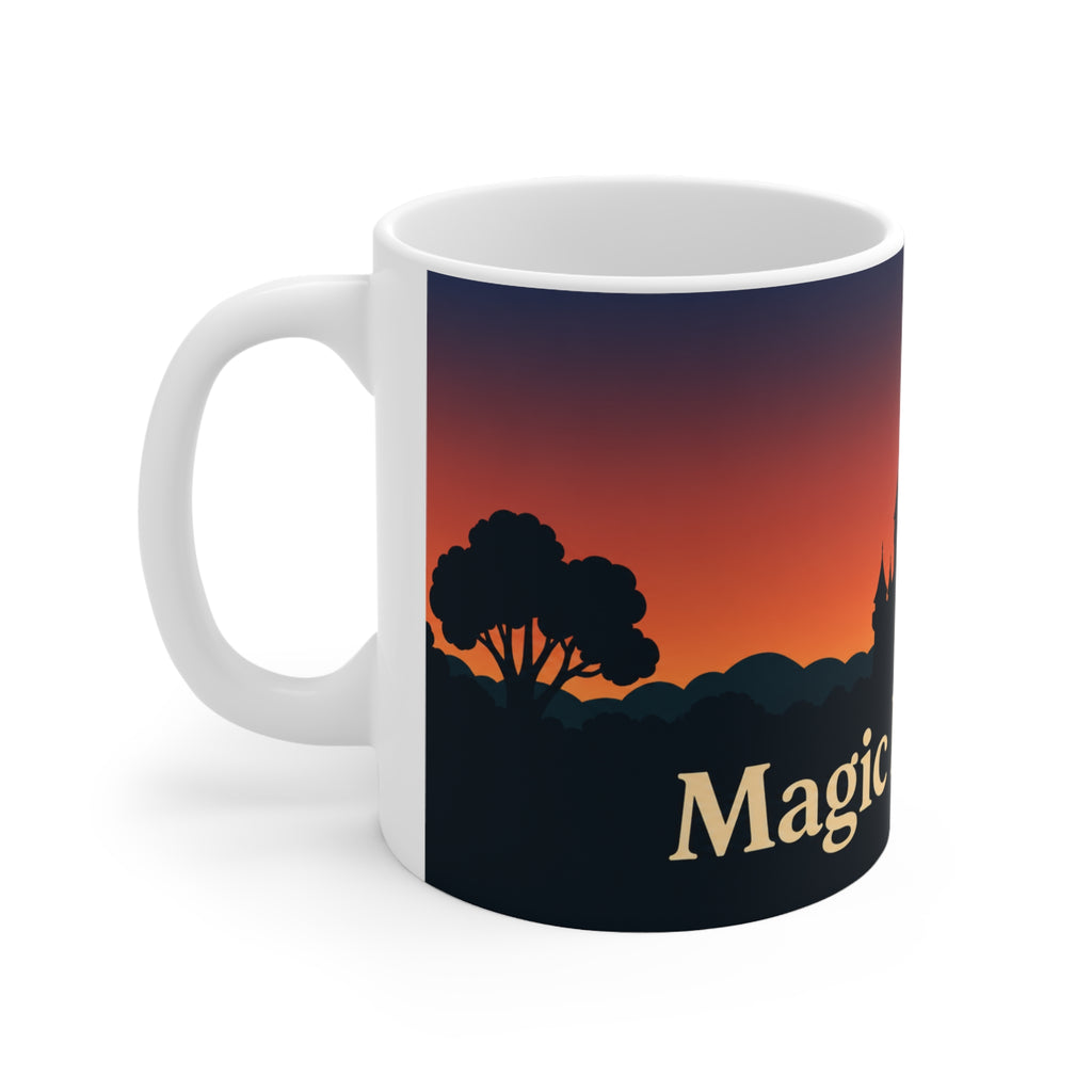 Magic Kingdom Sunset Ceramic Coffee Mug — 11oz & 15oz