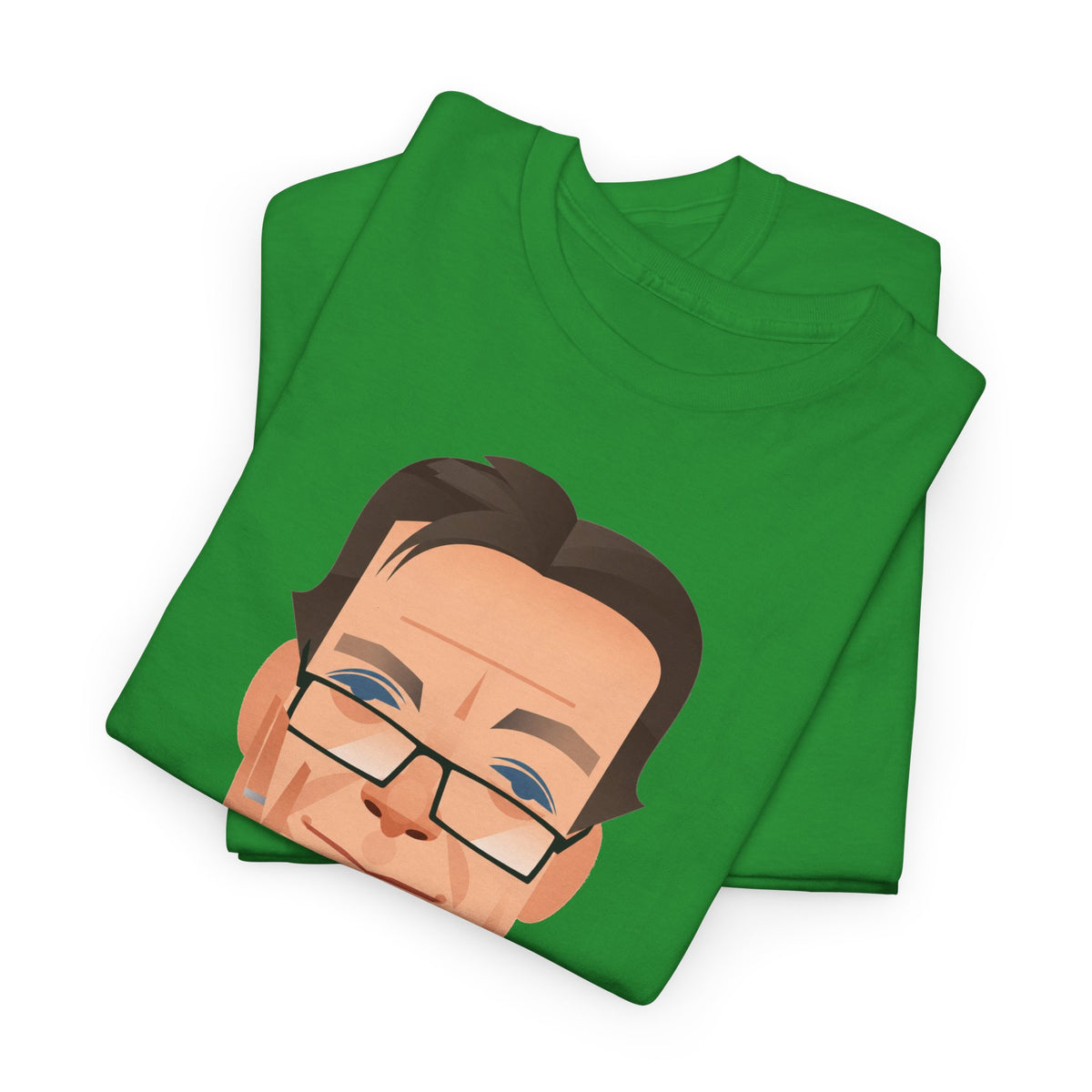 Tony Wilson Manchester Legend Caricature Gentleman Face Cotton T-Shirt