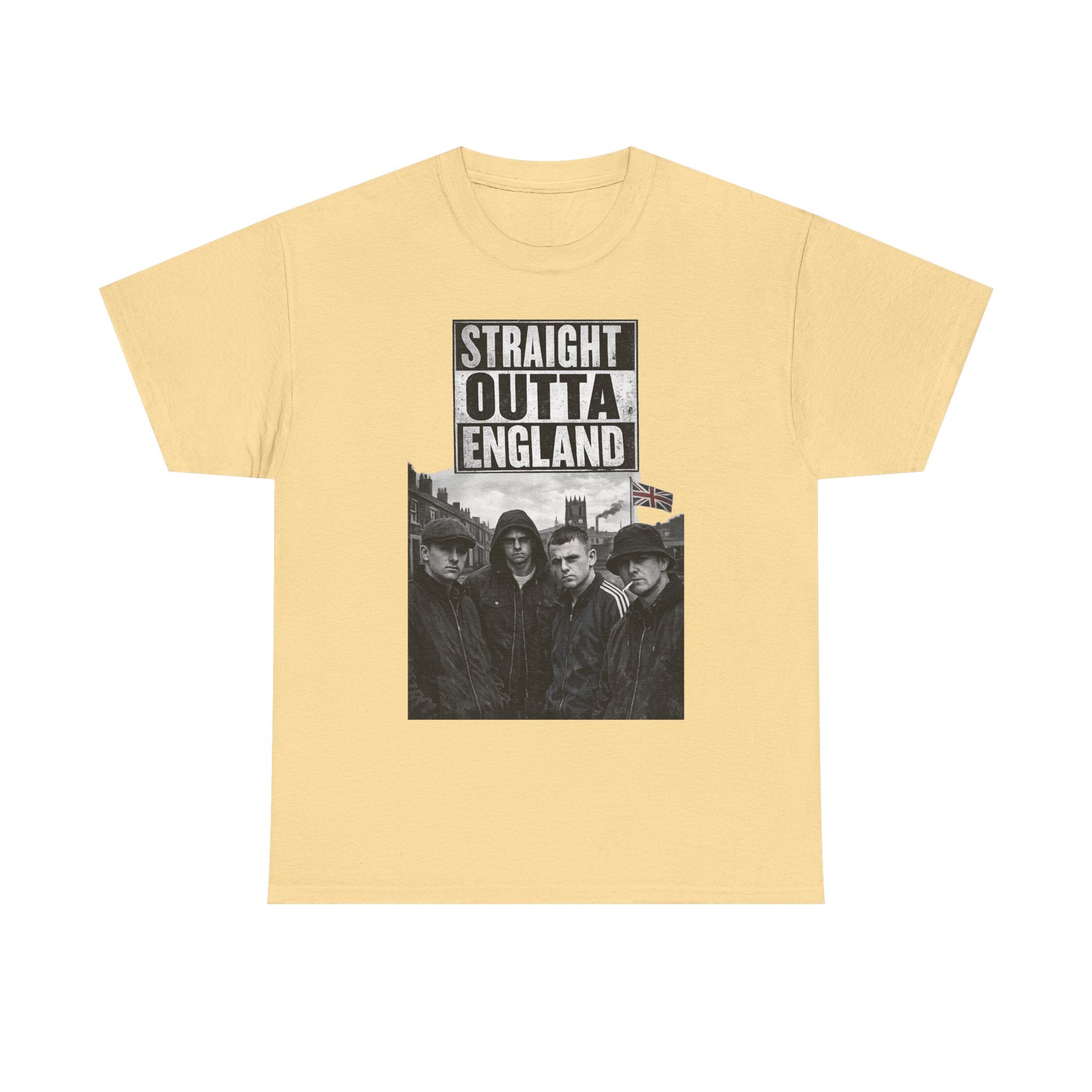 Straight Outta England T-Shirt — Retro Band Photo Tee