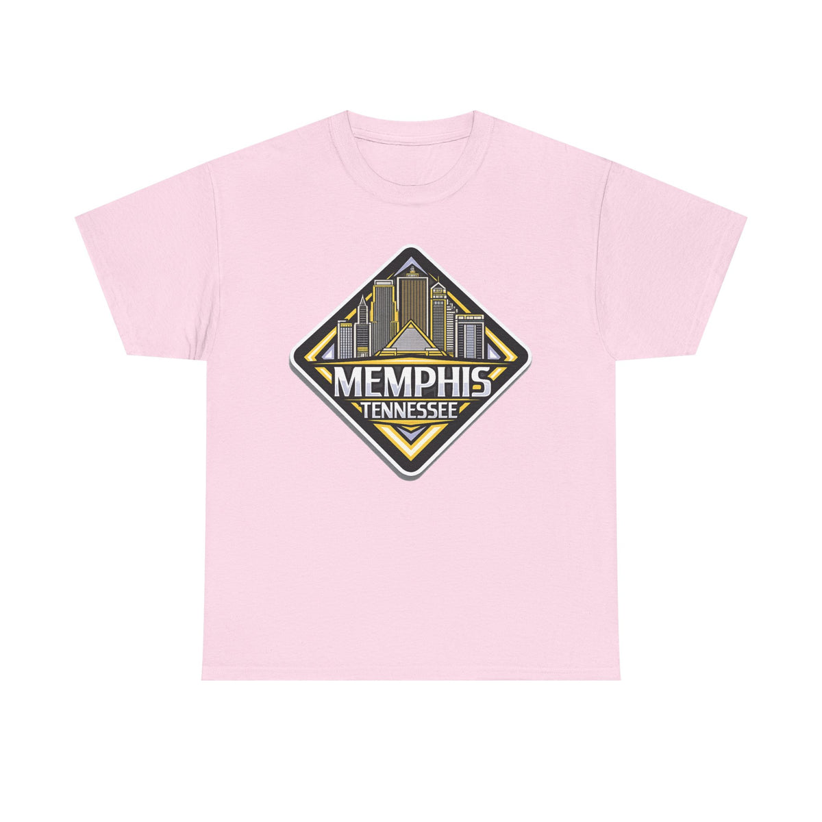 Memphis Tennessee Skyline T‑Shirt — Retro City Badge Tee