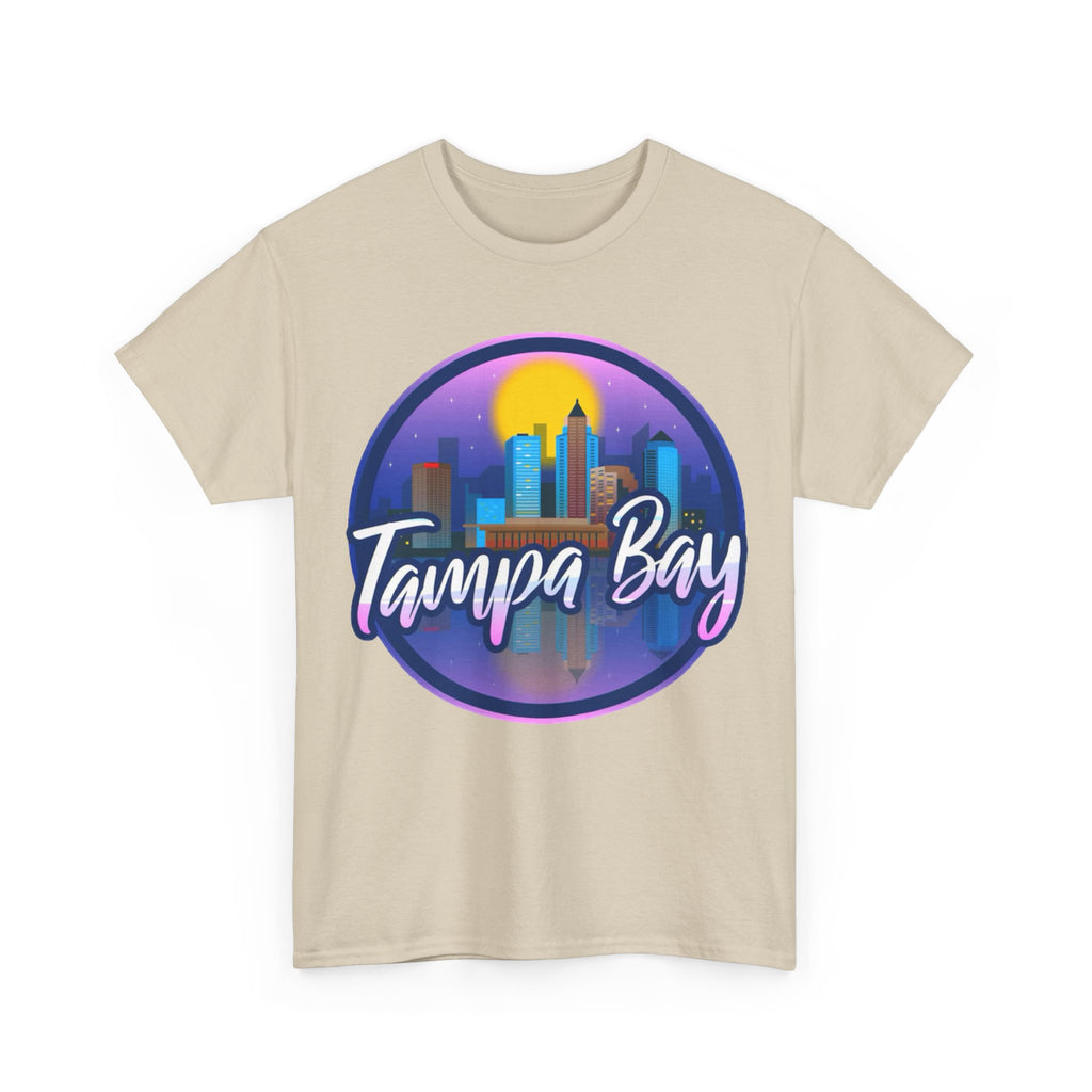 Tampa Bay Skyline T-Shirt — Retro Sunset Cityscape Tee
