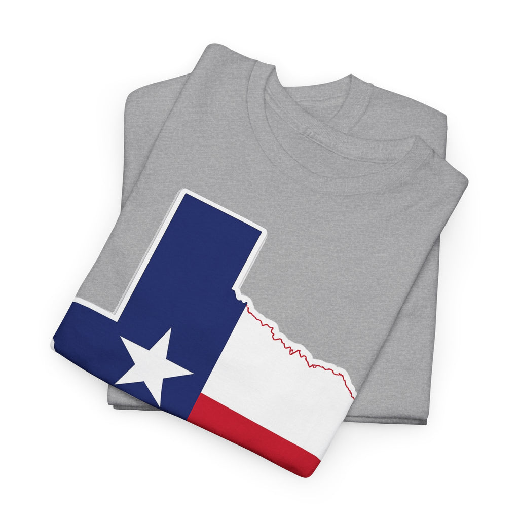 Texas Flag Outline T-Shirt — Lone Star State Pride Tee