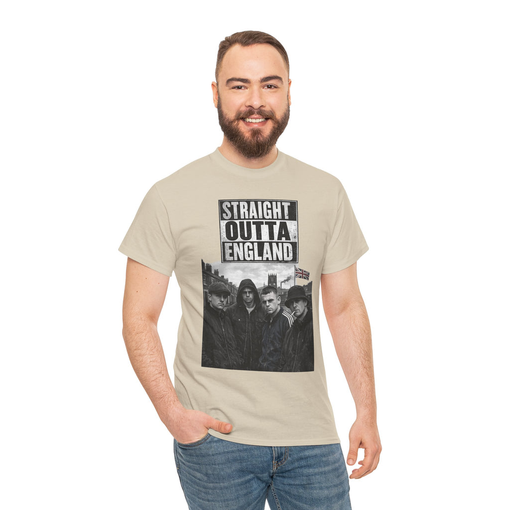 Straight Outta England T-Shirt — Retro Band Photo Tee