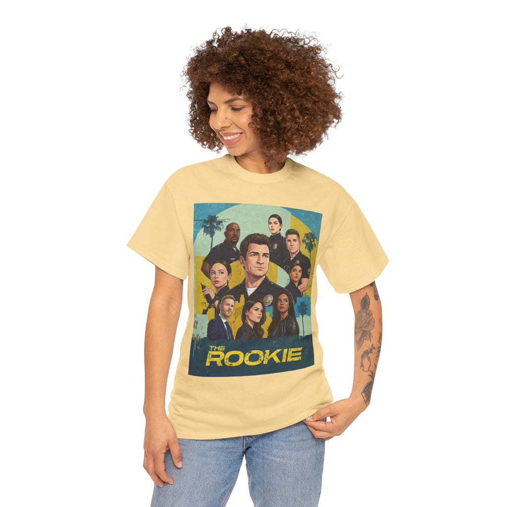 The Rookie TV Cast Graphic Tee — Vintage Poster Style Shirt