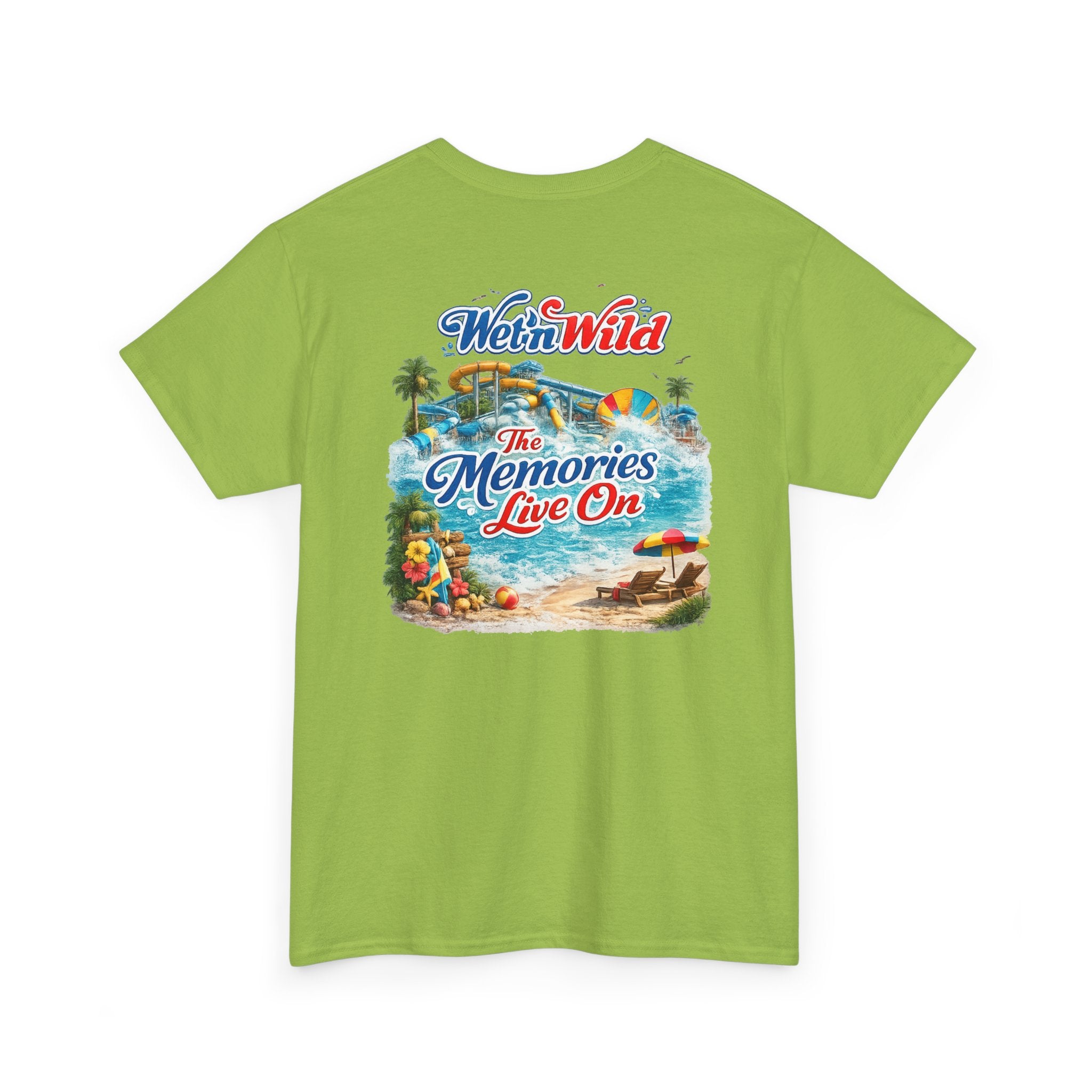 Wet 'n Wild Orlando Graphic Tee — "The Memories Live On" Retro Vacation T‑Shirt