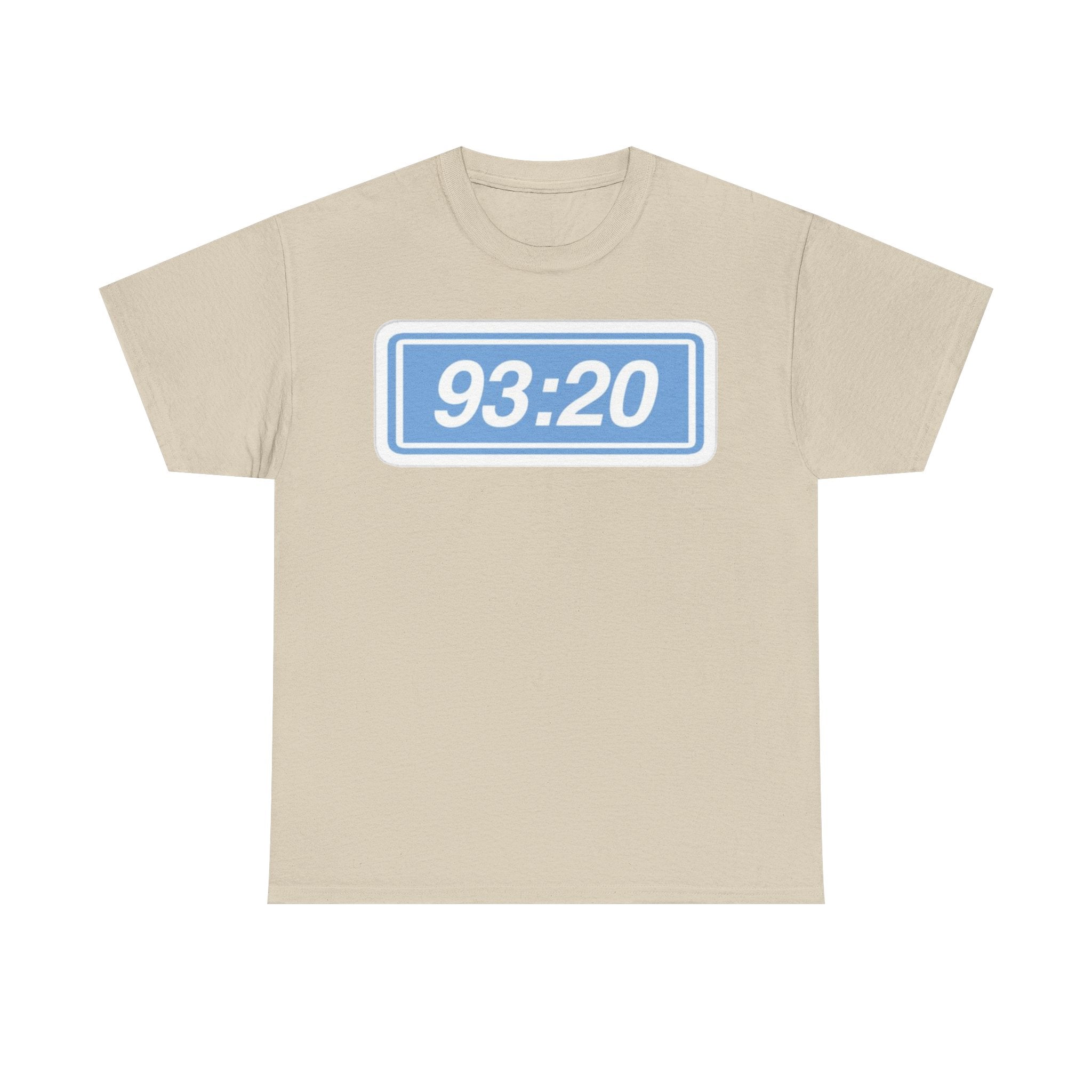 Manchester City 93:20 Tee — Minimal Retro Graphic T‑Shirt