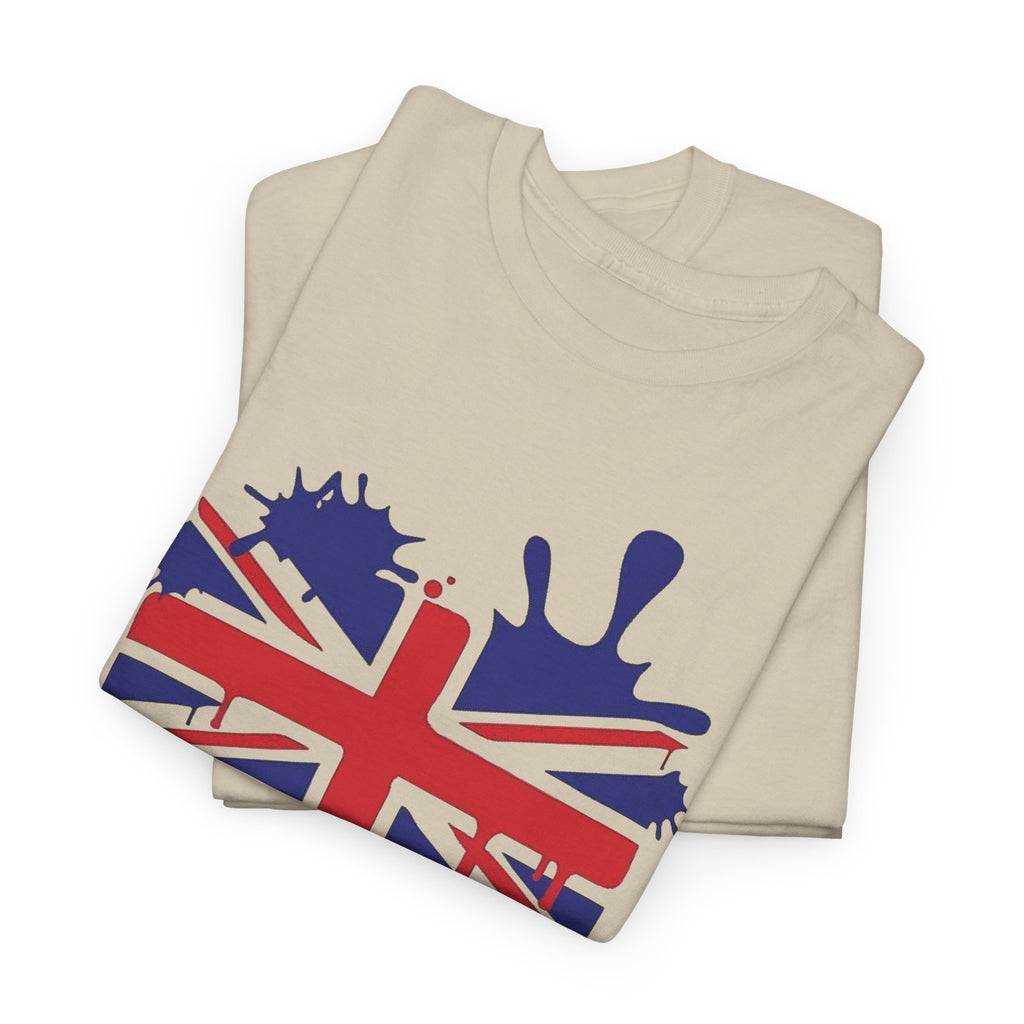 Union Jack Paint Splatter T-Shirt — British Flag Graphic Tee