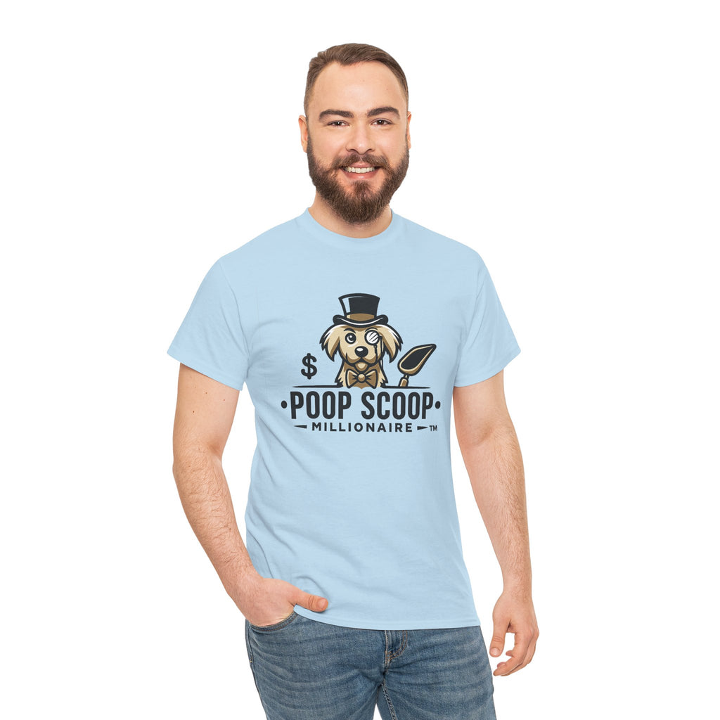 Poop Scoop Millionaire T-Shirt — Funny Dog Poop Scooping Tee