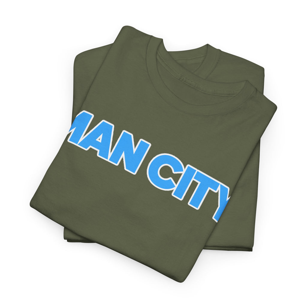 Man City Cotton T‑Shirt — Minimal Football Fan Tee