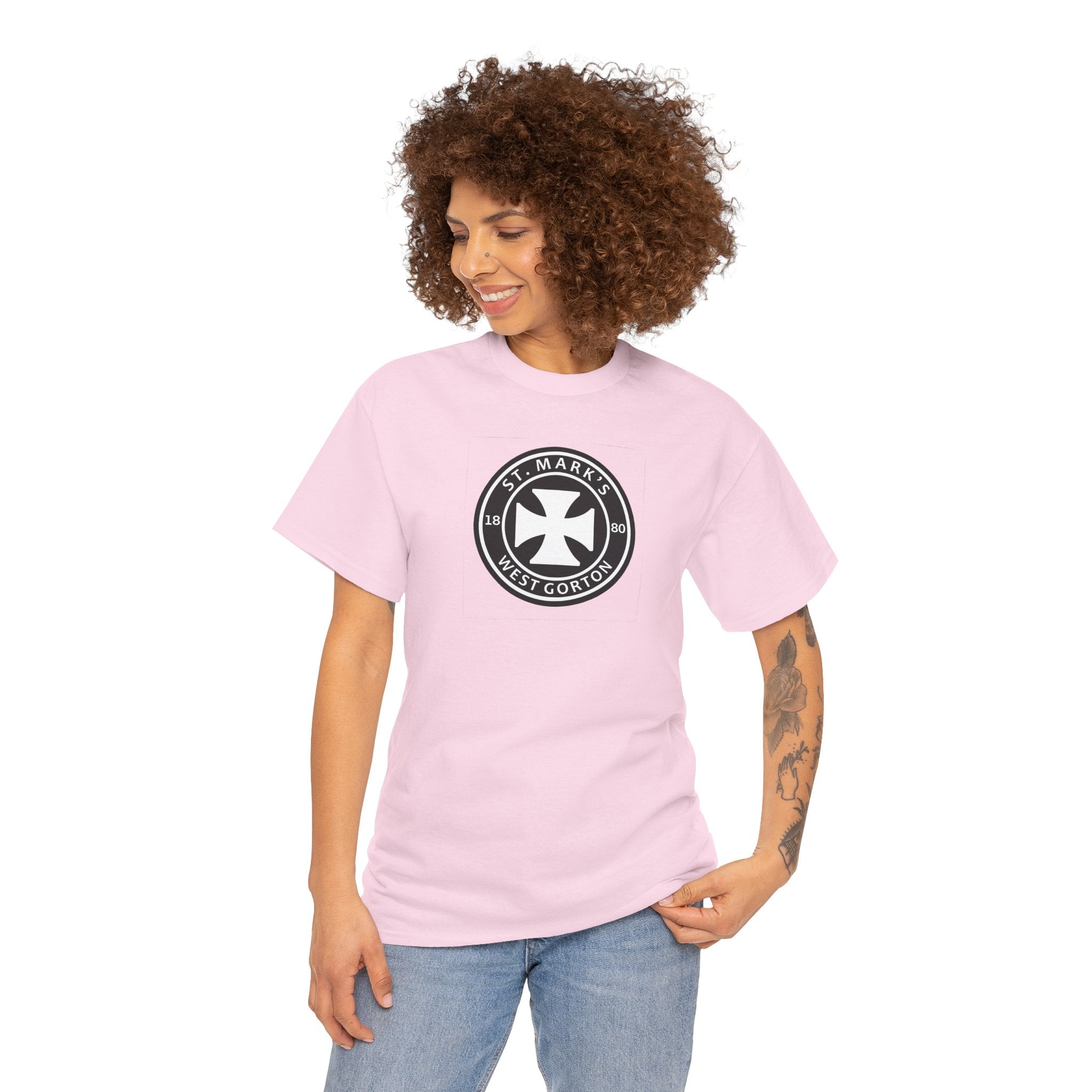 St. Marks West Gorton Cross Logo Tee