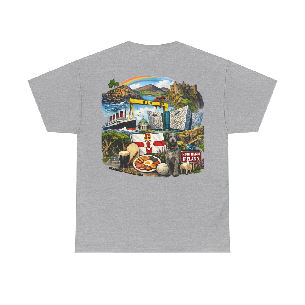 Northern Ireland Collage Tee — "Make Northern Ireland Great Again" Graphic T-Shirt