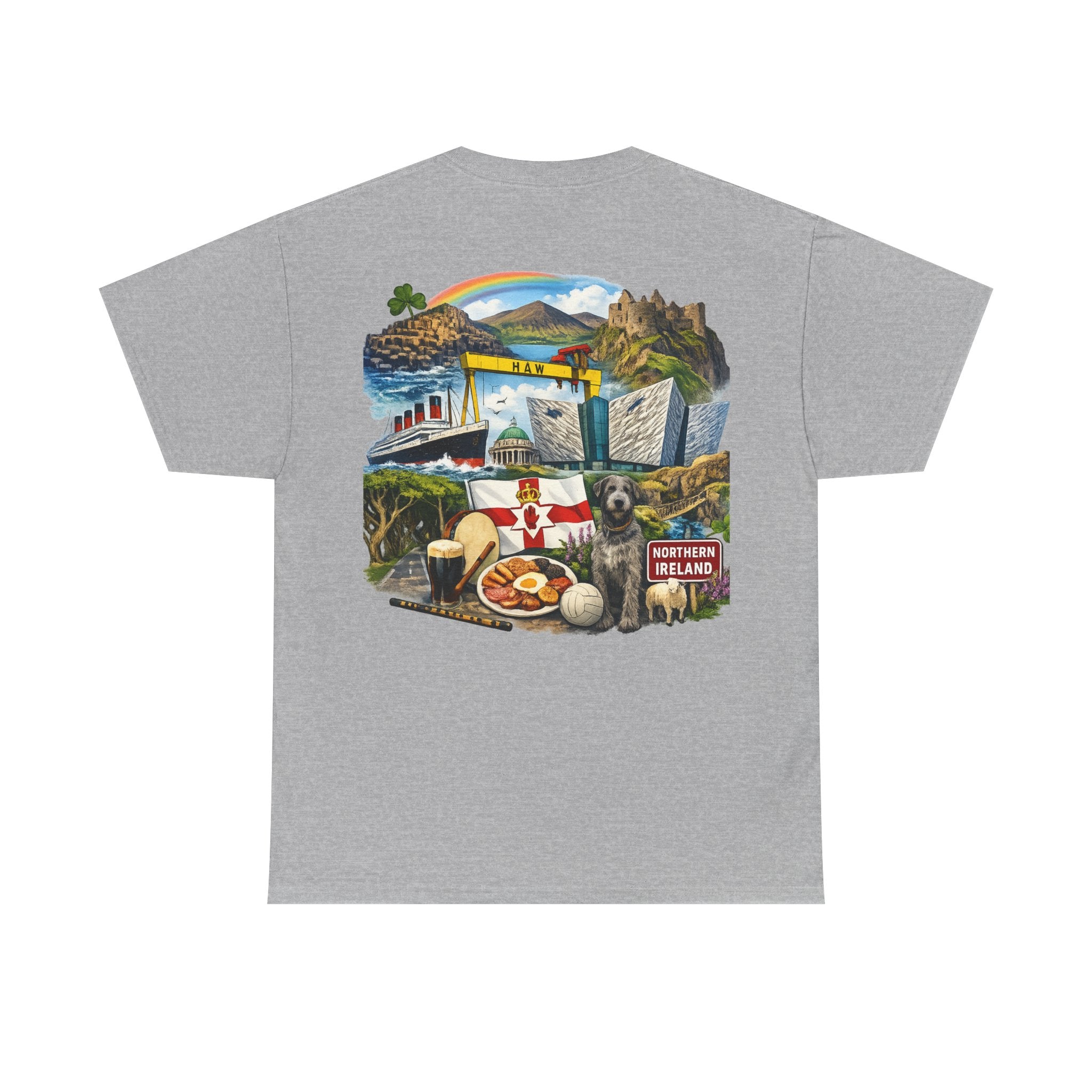 Northern Ireland Collage Tee — "Make Northern Ireland Great Again" Graphic T-Shirt