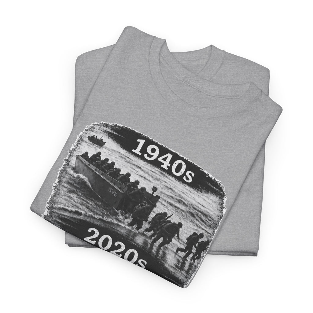 1940s vs 2020s Veterans Tribute Tee — "Is This What They Fought For?"