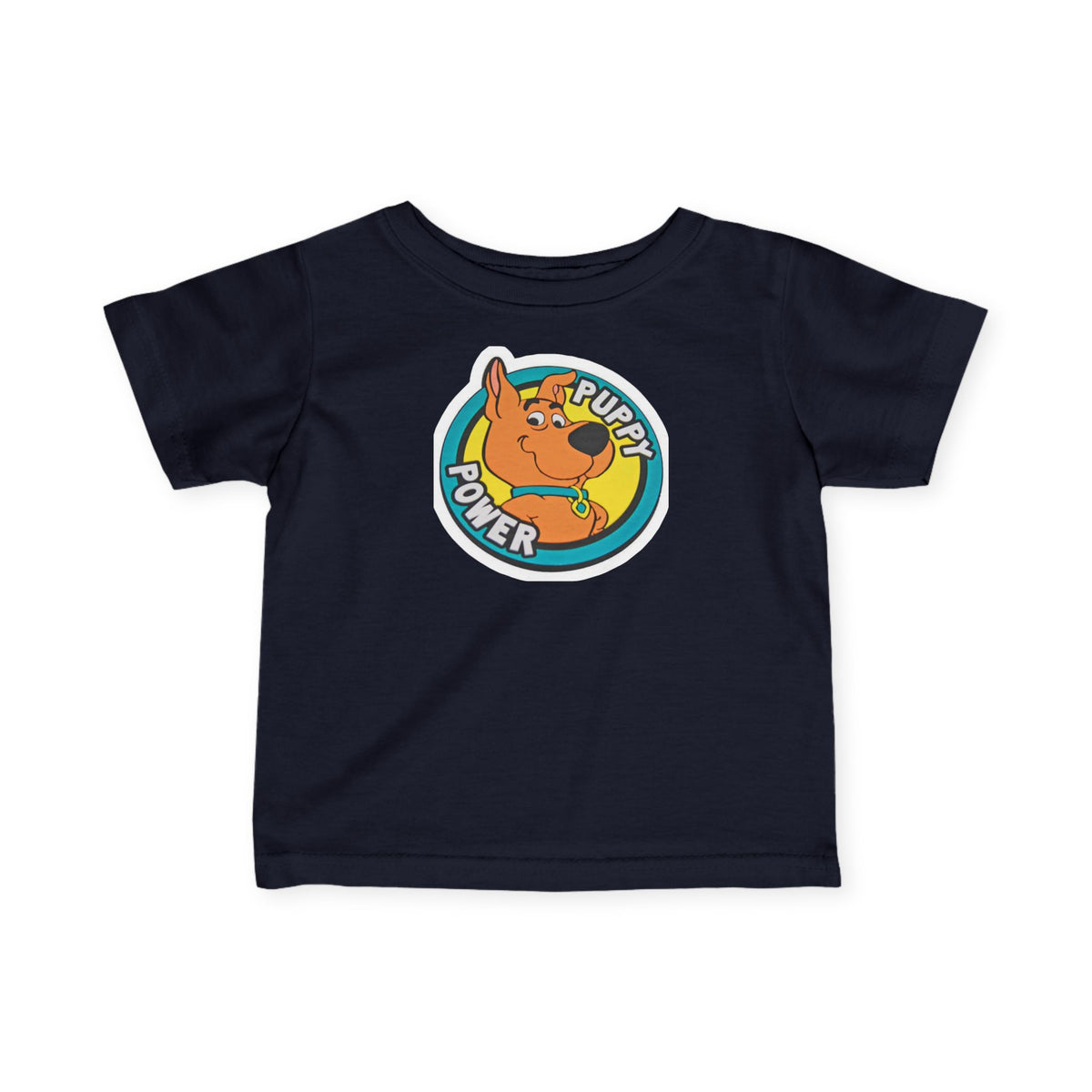 Scooby Doo Scrappy Doo Infant Tee — 'Puppy Power' Cute Cartoon Dog Baby T-Shirt, Newborn & Toddler Gift