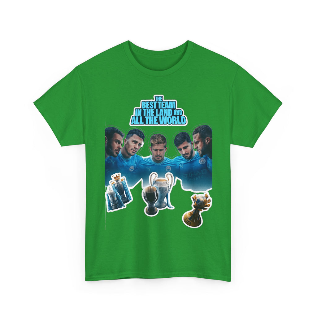 Manchester City — "Best Team in the Land and All the World" Cotton T-Shirt