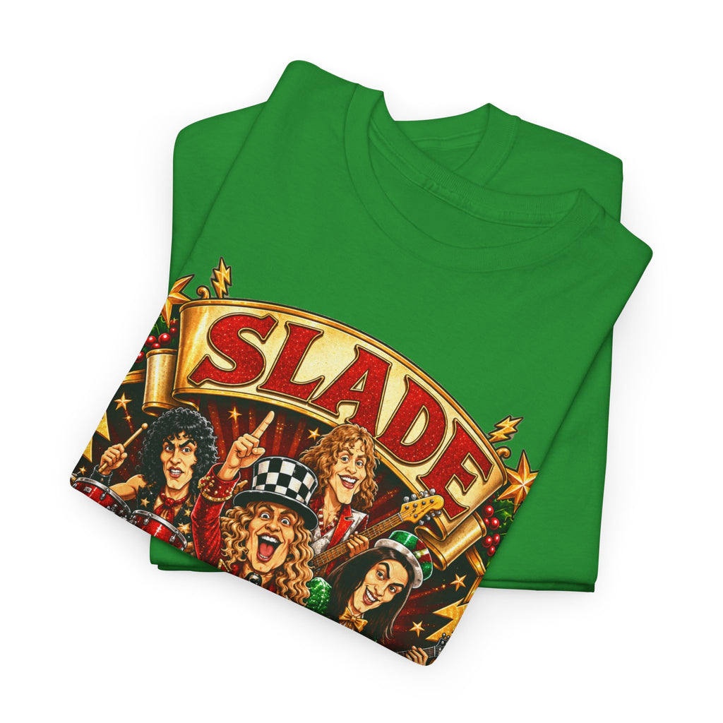 Slade it's Christmas Unisex Heavy Cotton Tee