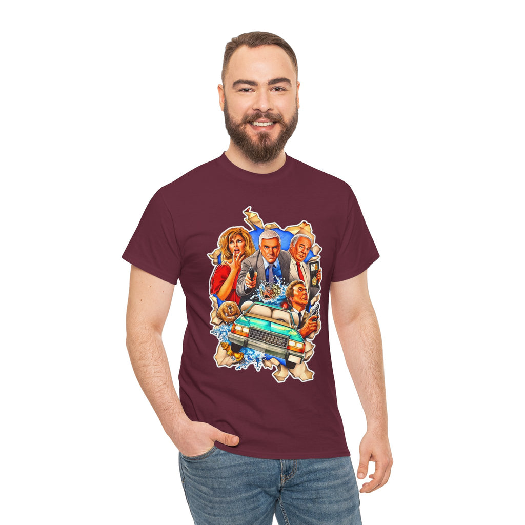The Naked Gun / Police Squad Crime Comedy Movie Poster Cotton T-Shirt