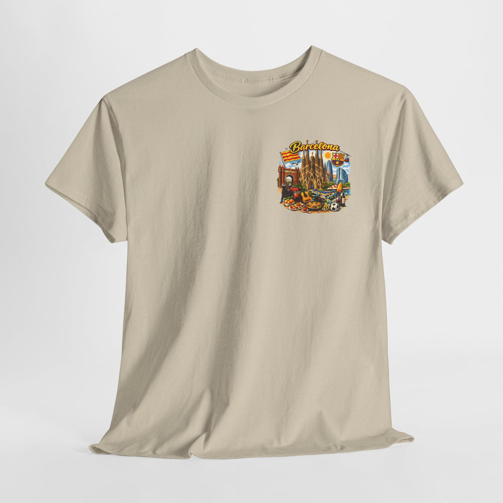 Barcelona Souvenir T‑Shirt — Vintage City Collage Tee