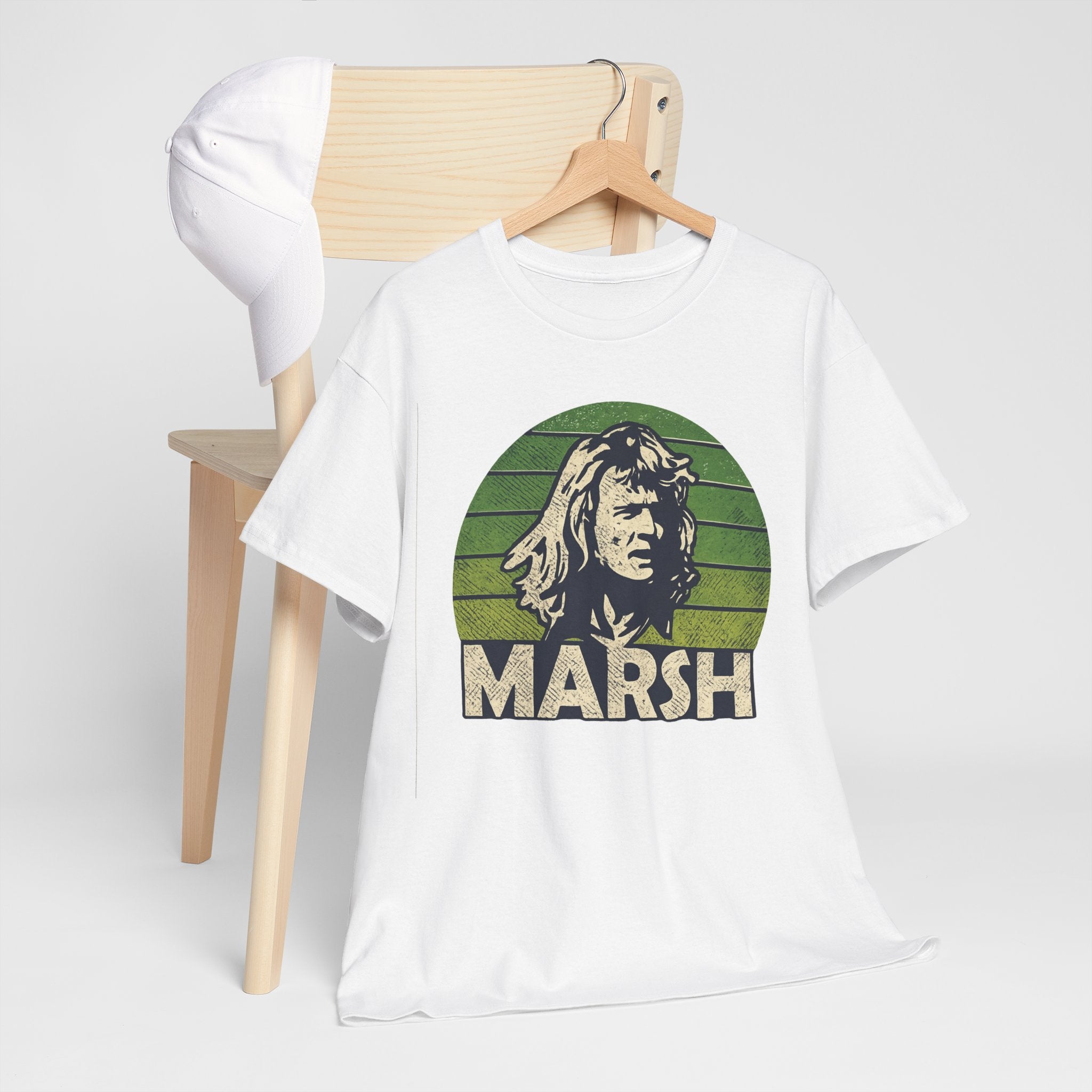 Rodney Marsh Retro Portrait Tee — Graphic T-Shirt