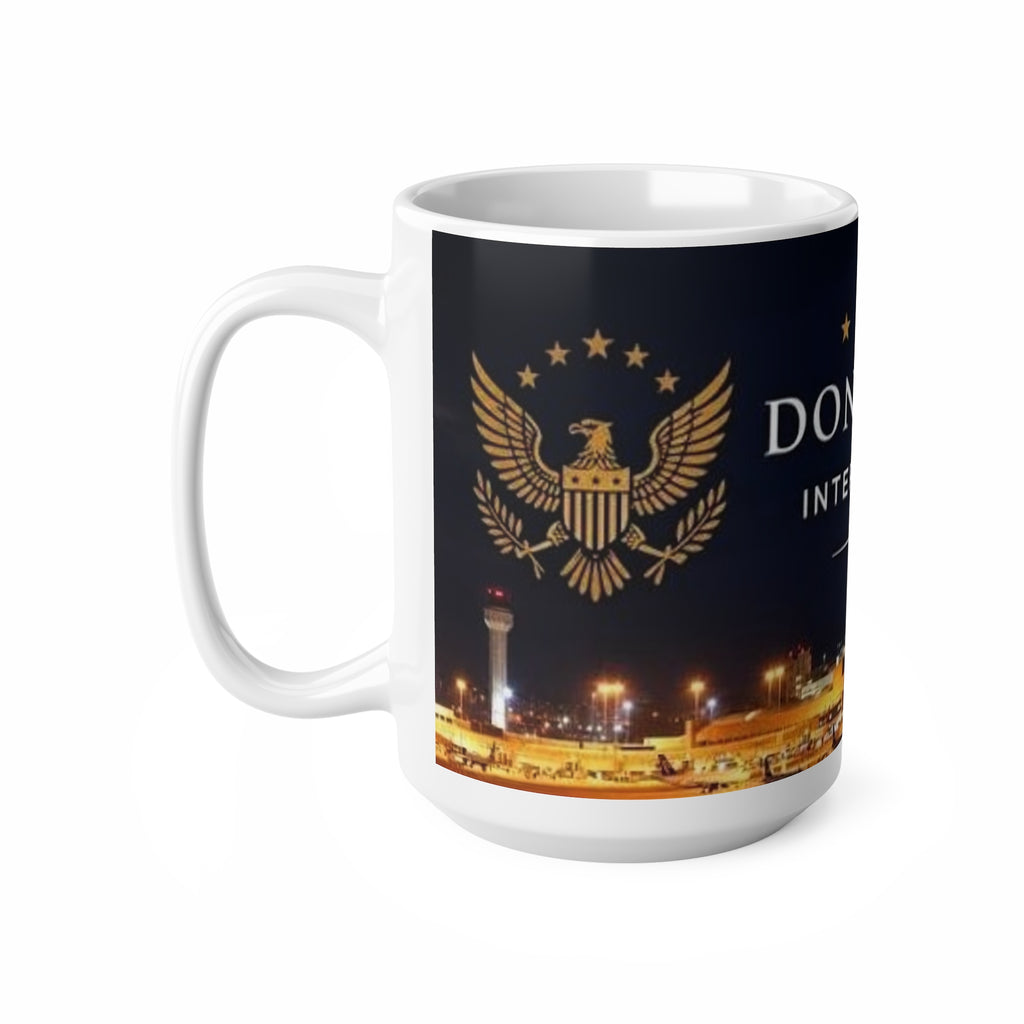 Donald J Trump International Airport Ceramic Coffee Mug — 11oz & 15oz