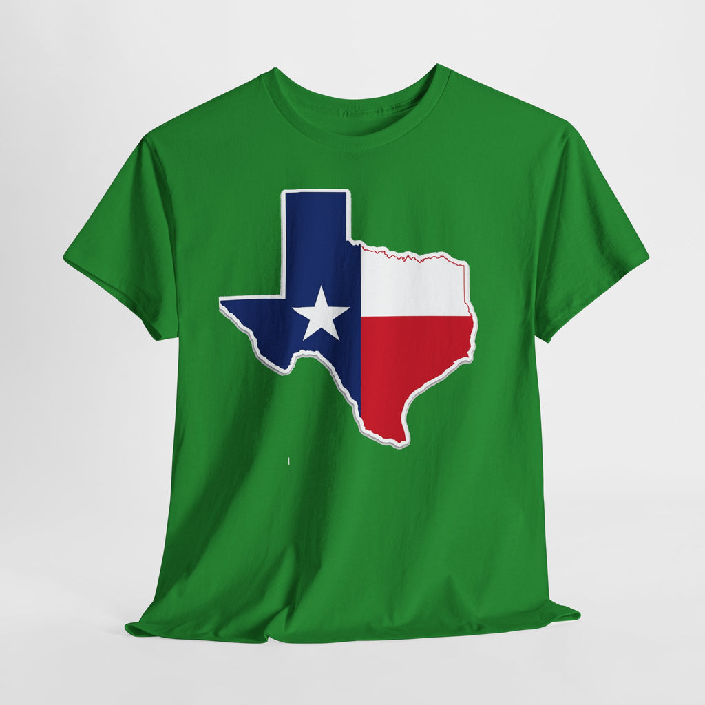 Texas Flag Outline T-Shirt — Lone Star State Pride Tee