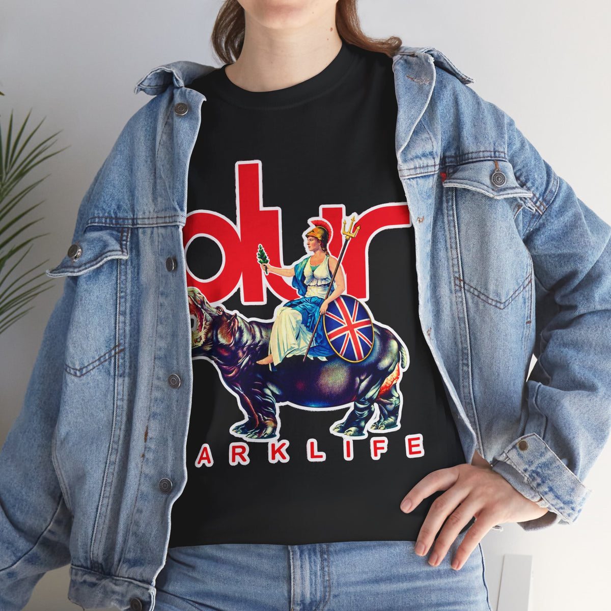 Blur PARKLIFE British Bulldog Graphic Cotton T-Shirt