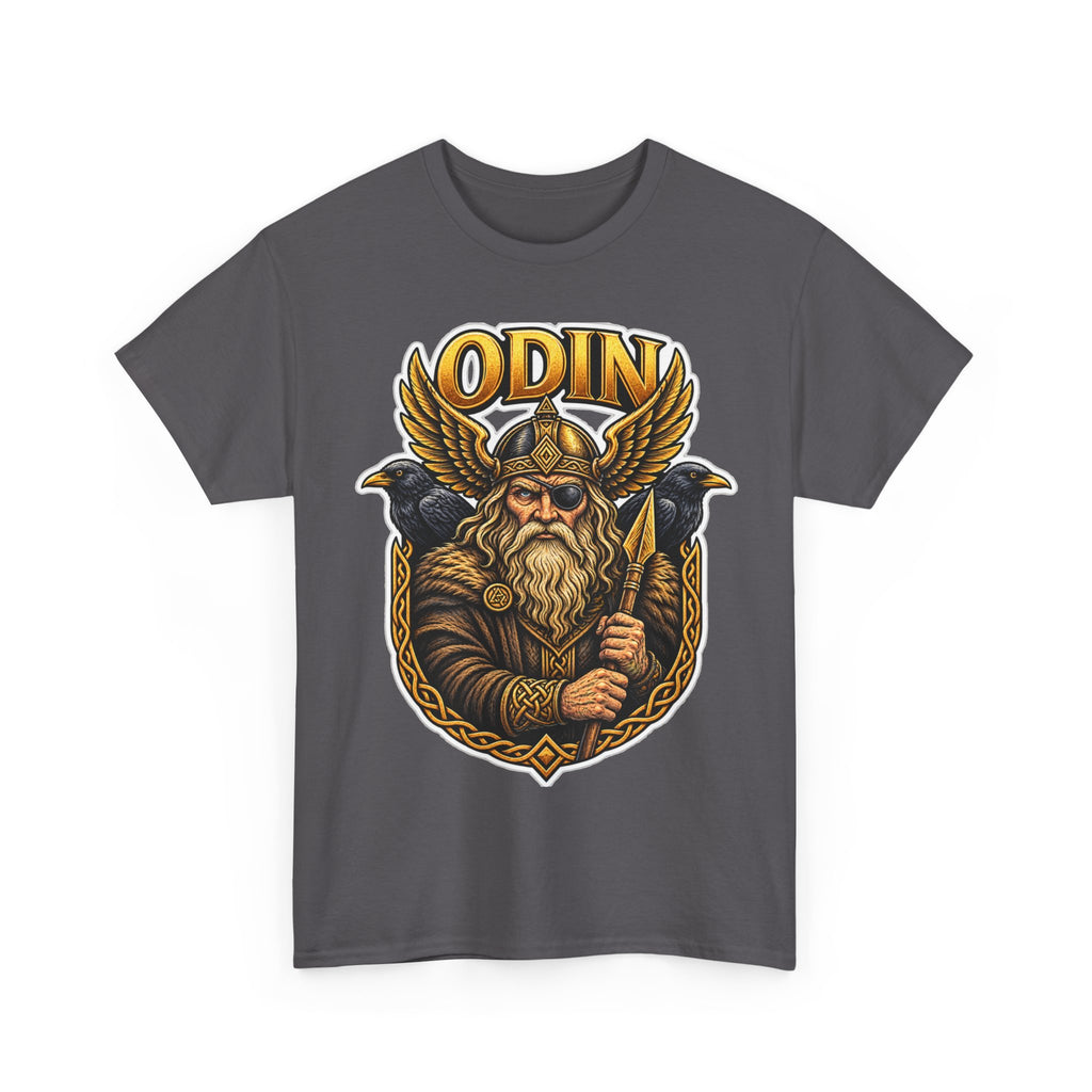 Odin Viking Cotton T-Shirt — Norse God Graphic Tee