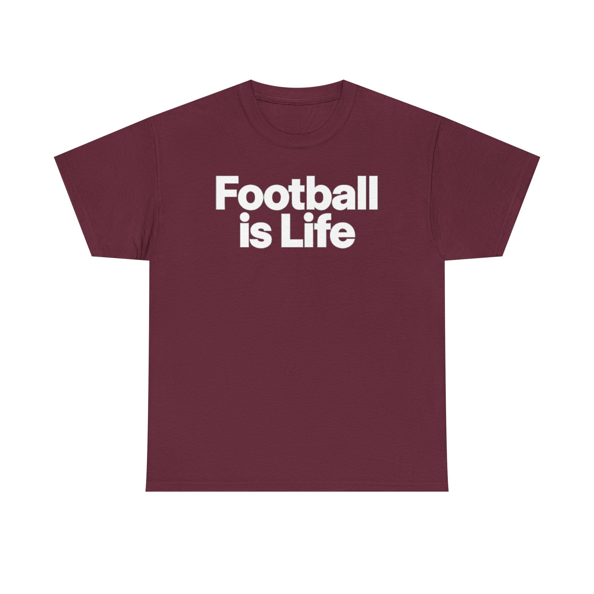 Football Is Life T-Shirt — Bold Graphic Tee for Fans & Players