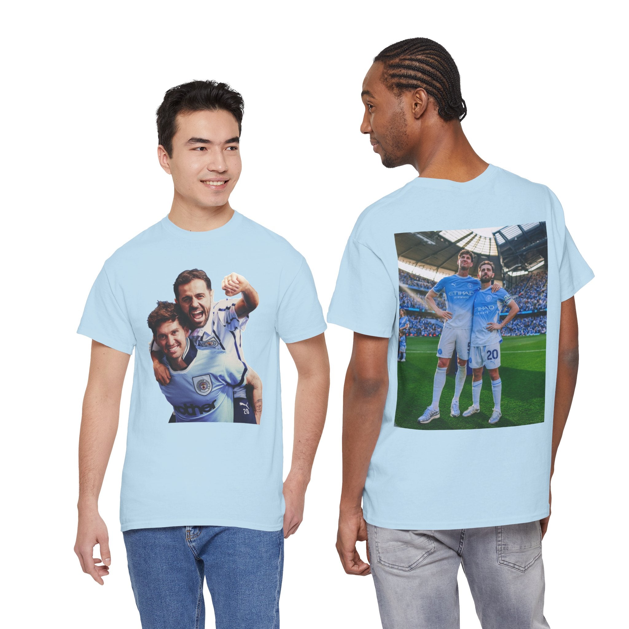 Bernardo Silva & John Stones Manchester City Legends T-Shirt