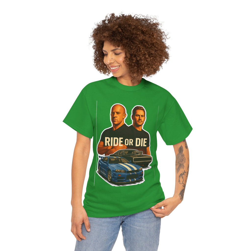 Ride or Die Street Racing Graphic Cotton Tee
