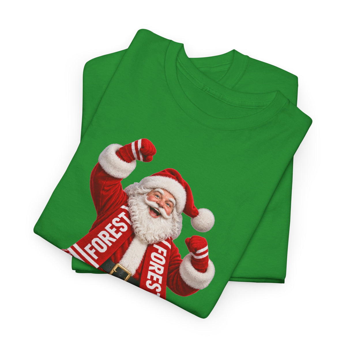 Nottingham Forest Santa Claus Dancing T‑Shirt — Vintage Christmas Holiday Tee