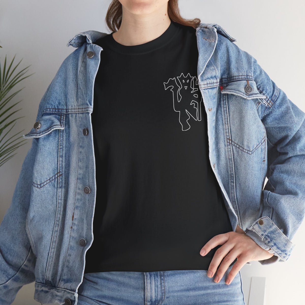 Manchester United Devil Cotton T-Shirt – Retro Trident Football Crest Tee