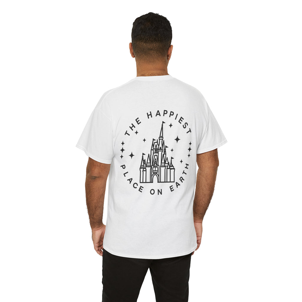 The Happiest Place on Earth Castle Graphic Cotton T-Shirt